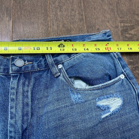 BLANK NYC The Rivington High-Rise Tapered Distressed Jeans sz 31 - Picture 12 of 14